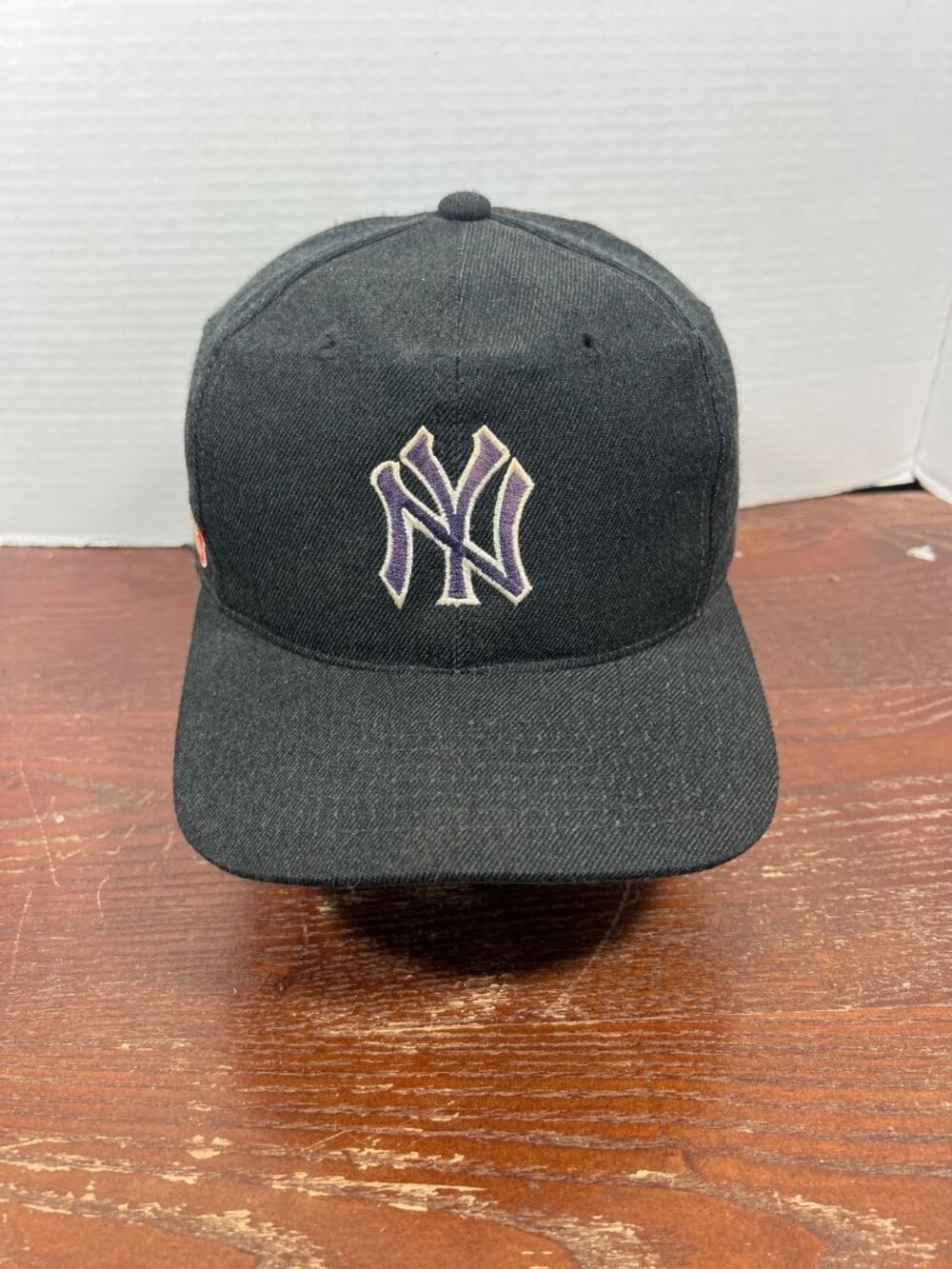 Vintage New York Yankees Snapback Hat Sports Specialties MLB Logo Black One Size